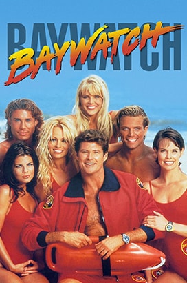 Baywatch Poster - 90s TV Show Font Example