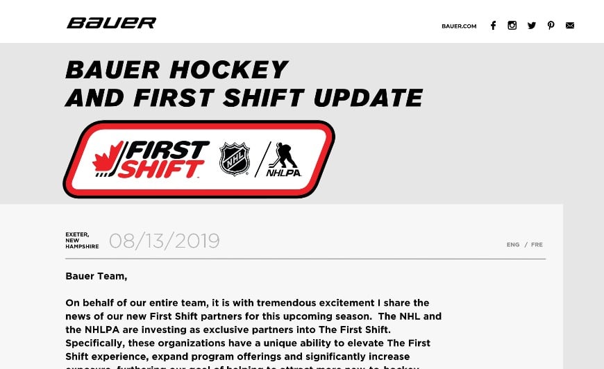 First Shift PR