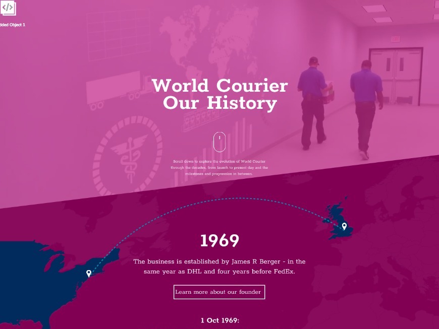 World Courier History