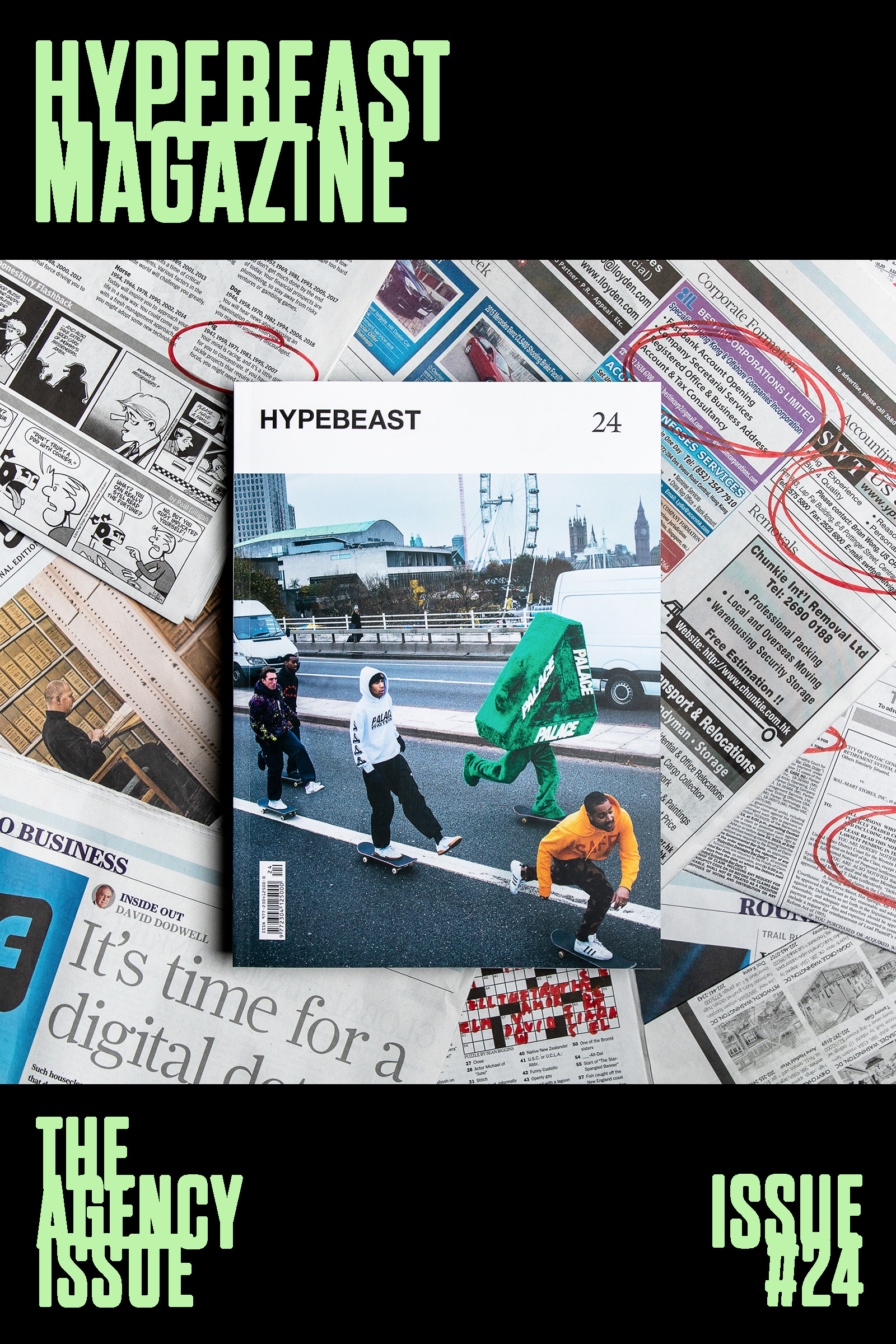 アート・デザイン・音楽 HYPEBEAST #24 The Agency Issue PALACE Hypebeast Magazine Issue 24: The Agency Issue - Palace Cover