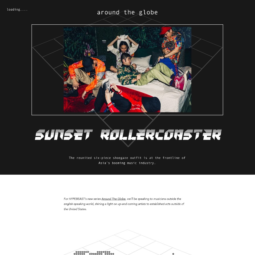 Around The Globe: Sunset Rollercoaster