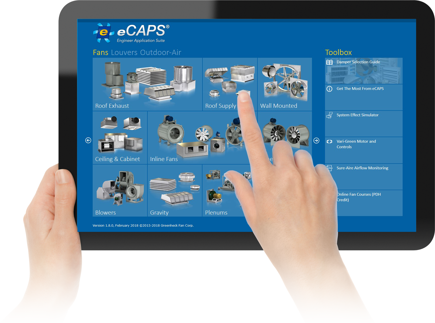 Greenheck eCAPS Engineer Application Suite