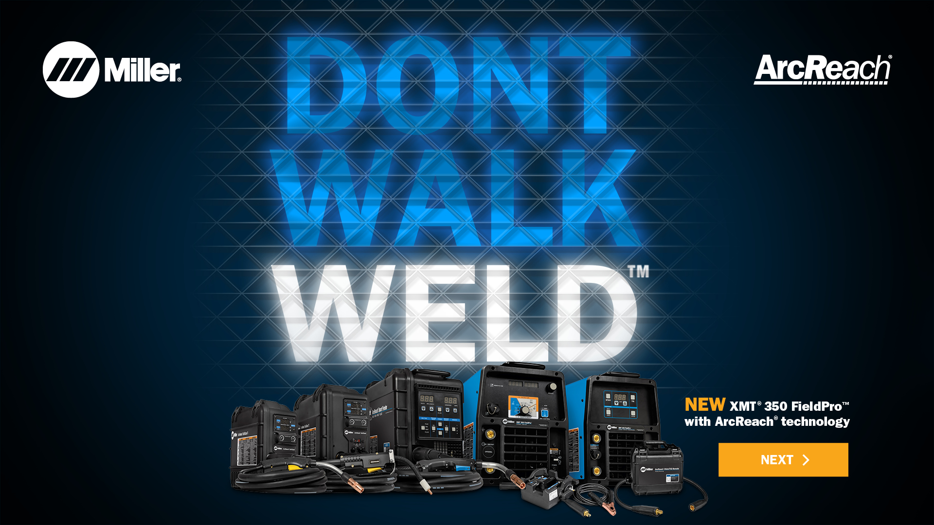 DON'T WALK WELD Infographic — Desktop Welding Productivity Infographic MillerWelds