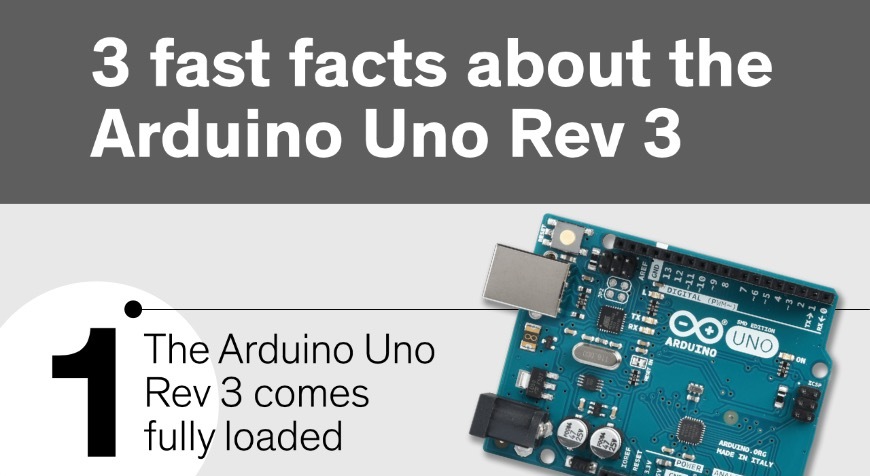 3 fast facts about the Arduino Uno Rev 3