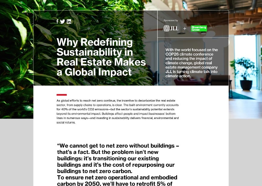 JLL + Bloomberg Green V1 SC