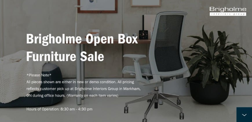 Brigholme Open Box Furniture Sale