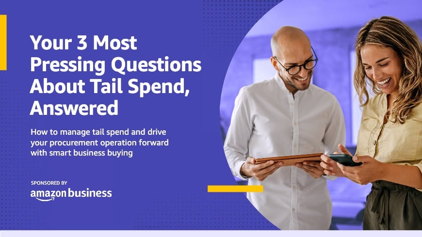 Amazon Business #3 - Your 3 Most Pressing Questions About Tail Spend ...