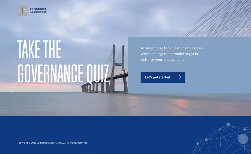 Cambridge Associates Governance Quiz Master