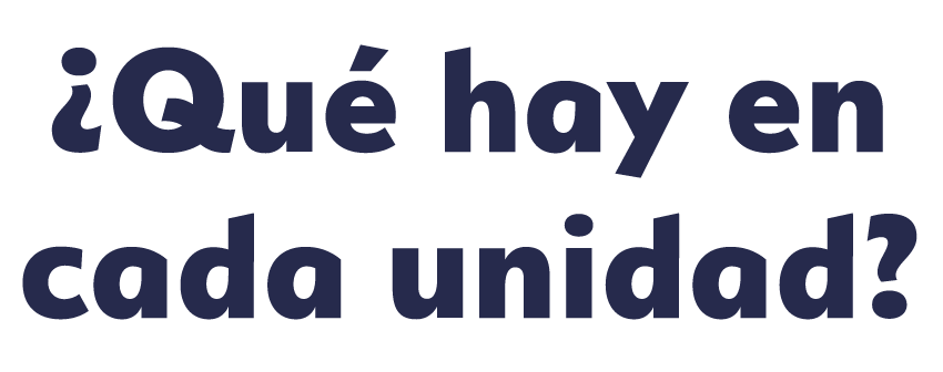 What's in every unit?