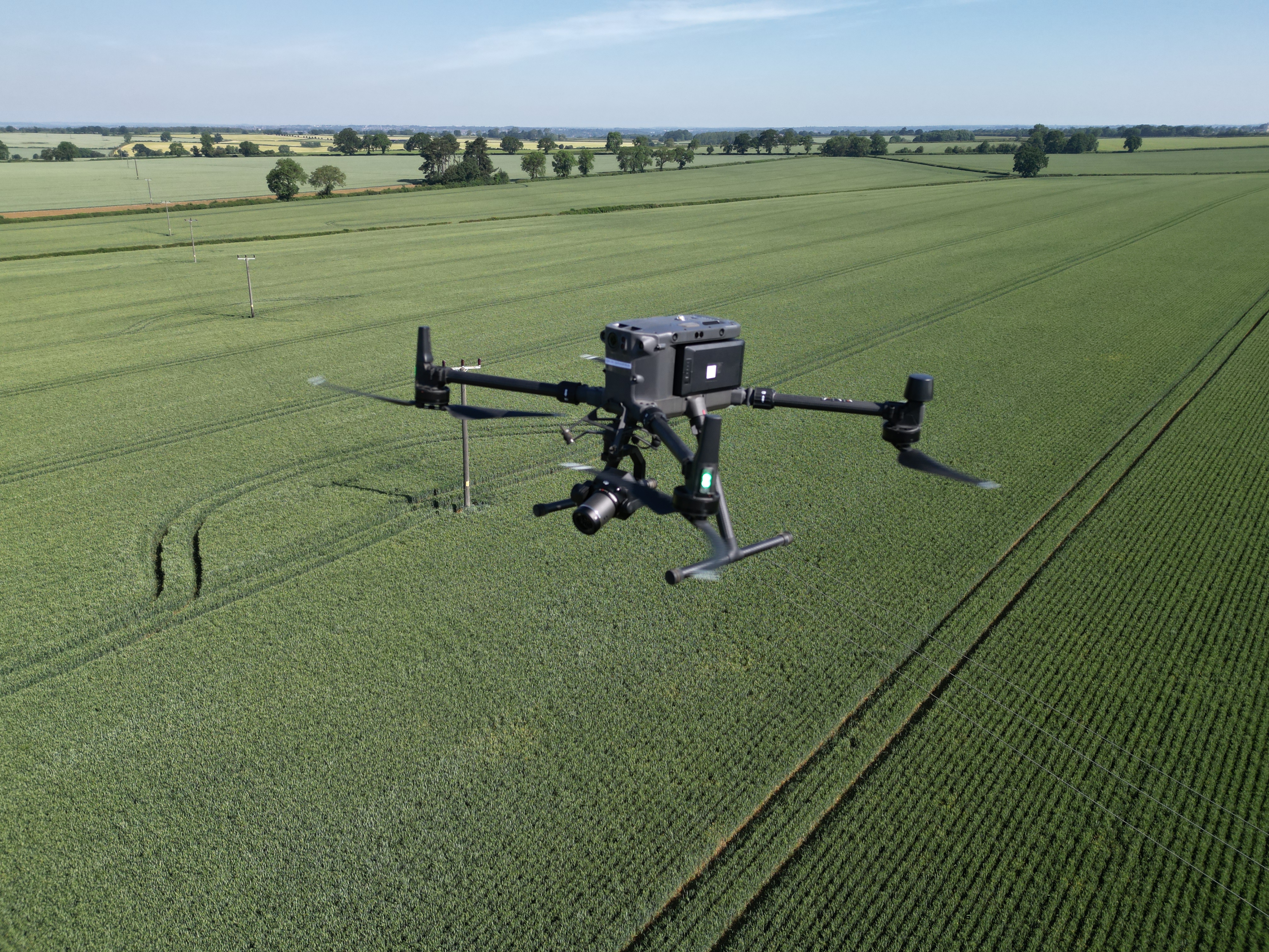 drone agriculture infrared inspection of crops