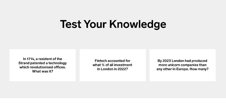 HSBC London - Did You Know module