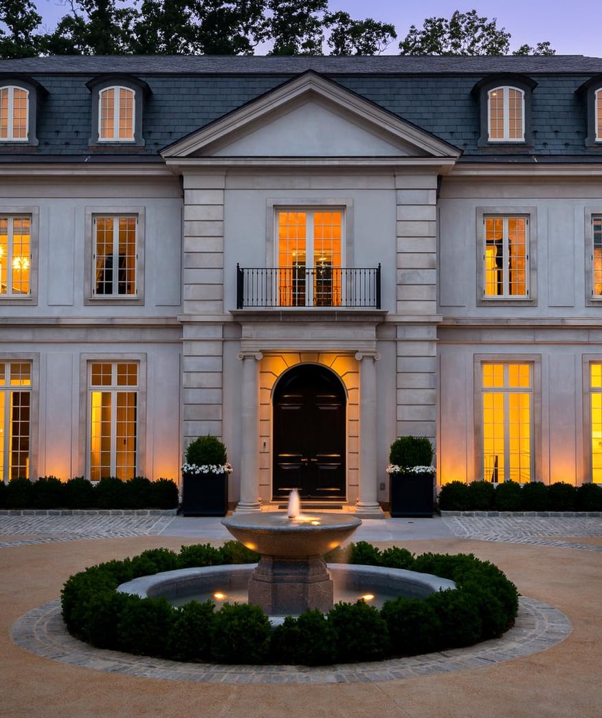 French Chateau - SFD Project By Urbane Design Co., image size:876x1045