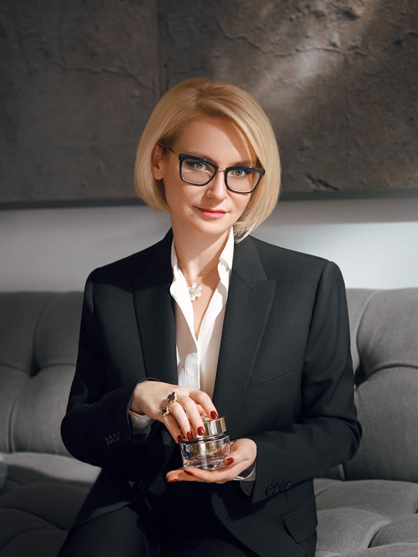 Evelina Khromtchenko at Mercedes-Benz Fashion Week Russia