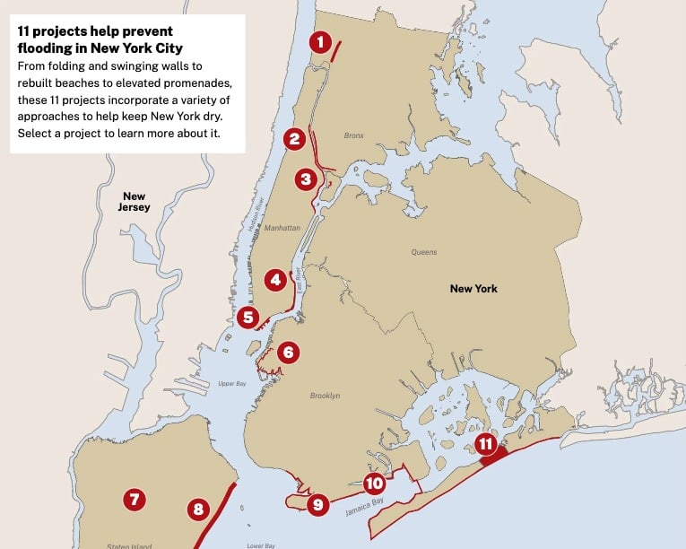 flooding project map