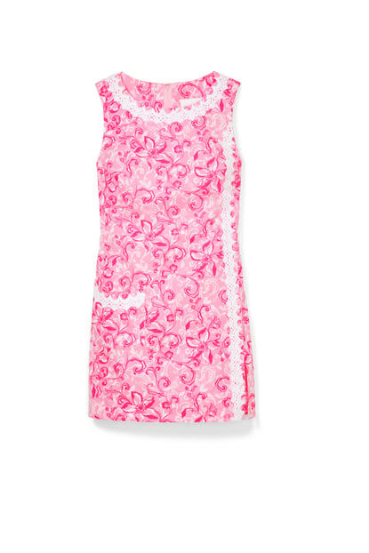 slim fit dress slacks Lilly Pulitzer Trini Viscose Shift Dress