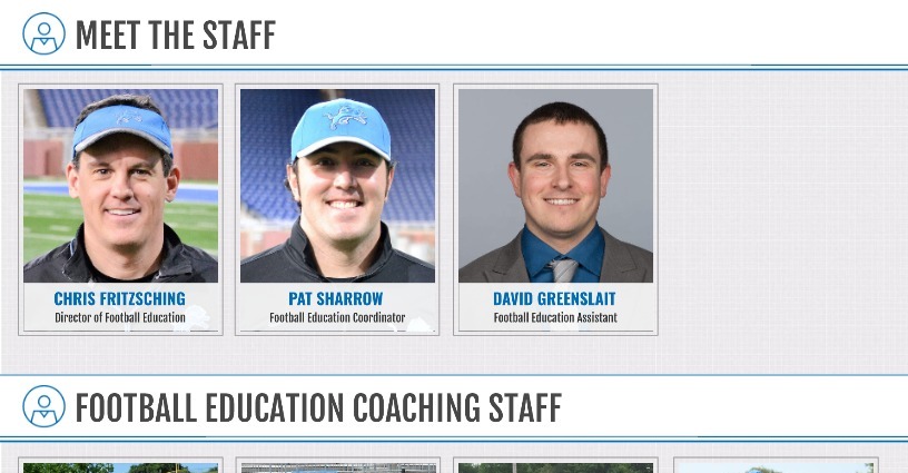 Youth Football - Meet the Team