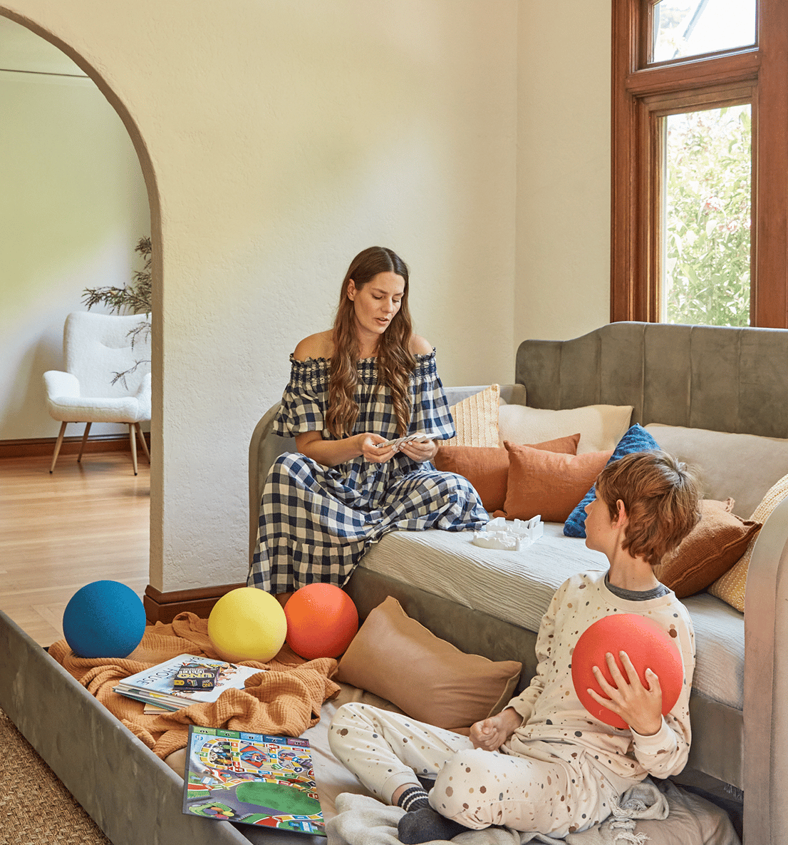 Let the Games Begin—This Parenting Pro Designed Her Living Room