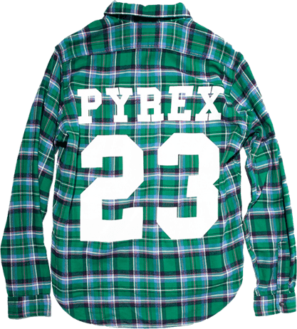 Virgil abloh pyrex rugby flannel Clearance