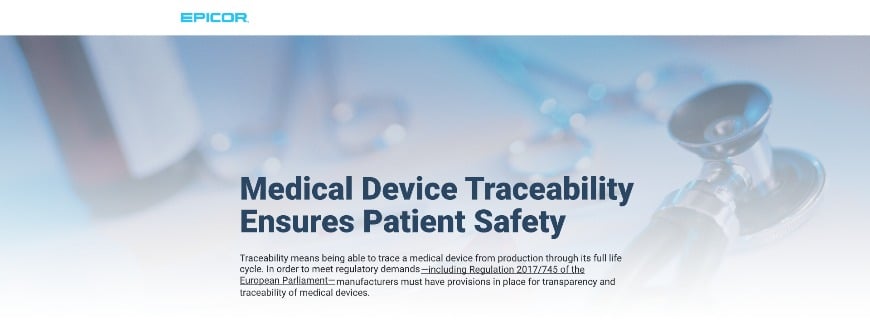 Epicor Infographic Medical Device Traceability