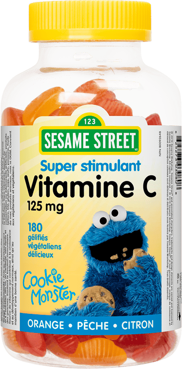 Sesame Street Vitamin Gummies For Kids French