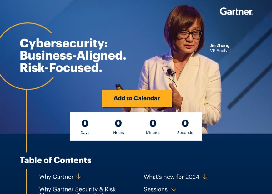 Dubai 2024 Gartner Security & Risk