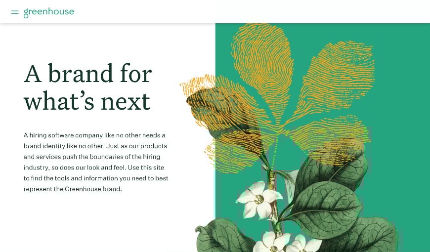 Greenhouse brand Greenhouse Software Branding