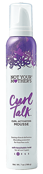 Not your Mother's Curl Talk mousse.
