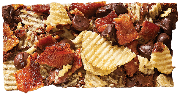 Potato Chip and Bacon Brownies