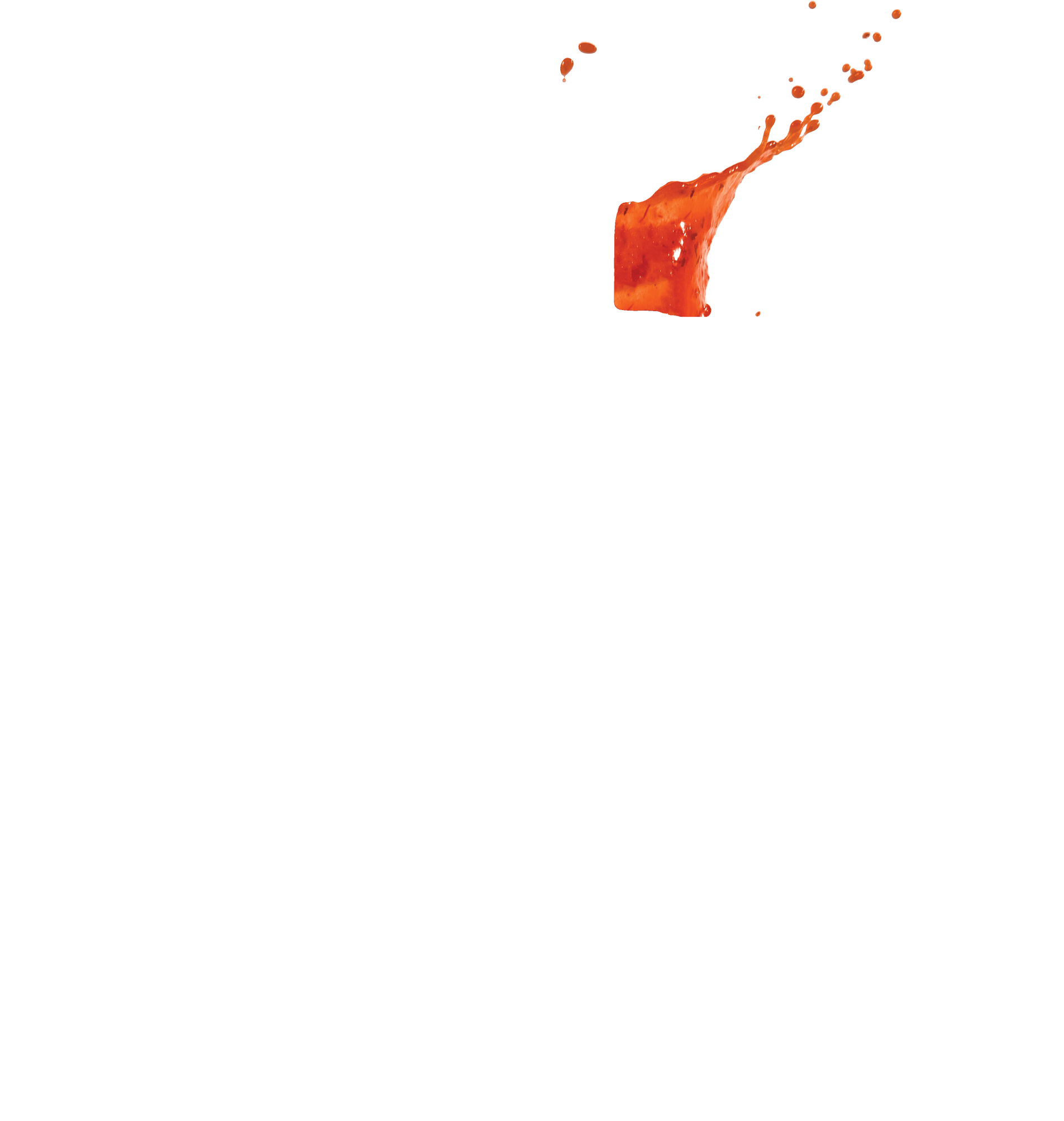 Splash of marinara sauce.