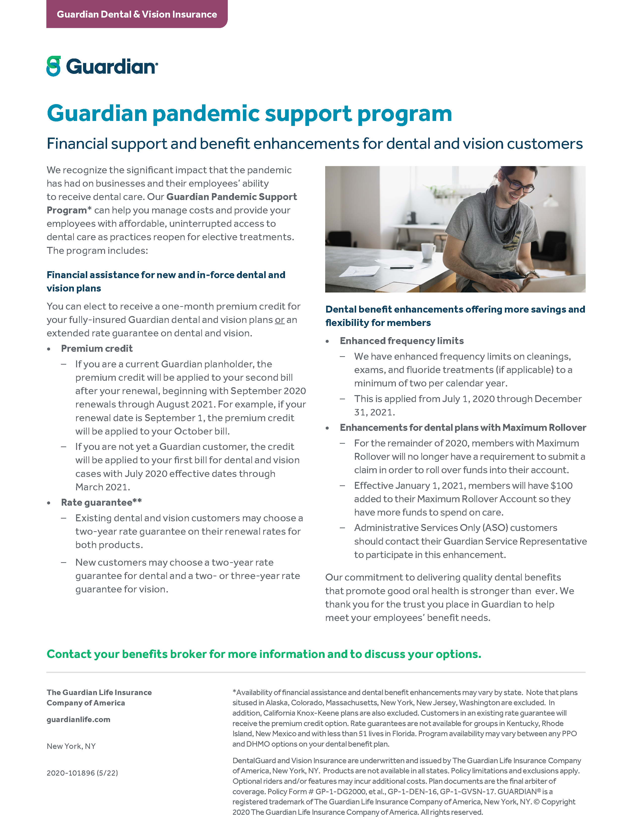 Guardian Dentalguard Plan