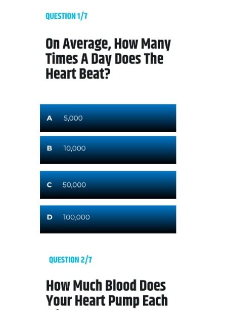 Can You Pass this Heart Quiz? KW TEST