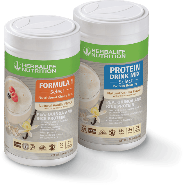 HERBALIFE Formula 1 l バニラ 550g4個セット F1 PDM Select Vanilla 