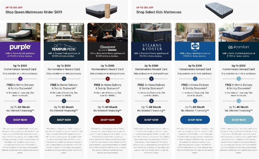 Mattress Promos