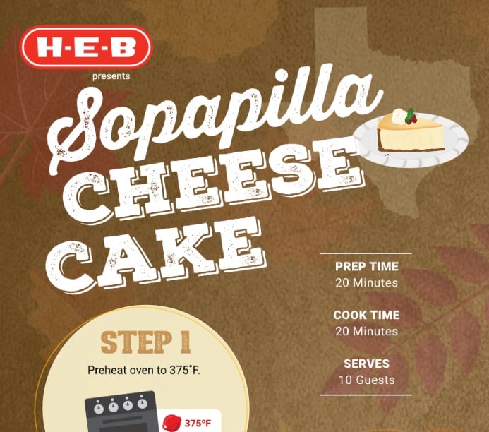 HEB Sopapilla Cheesecake