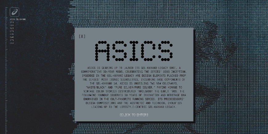 Asics Kayano Timeline
