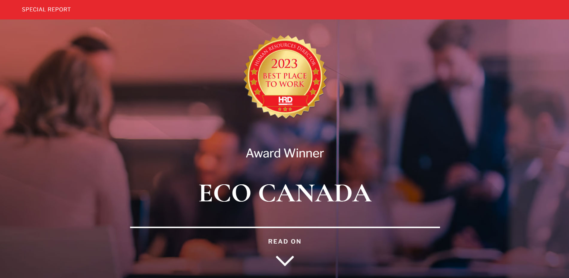 HRDC Best Places to Work 2023 ECO CANADA HRDC Best Places to Work