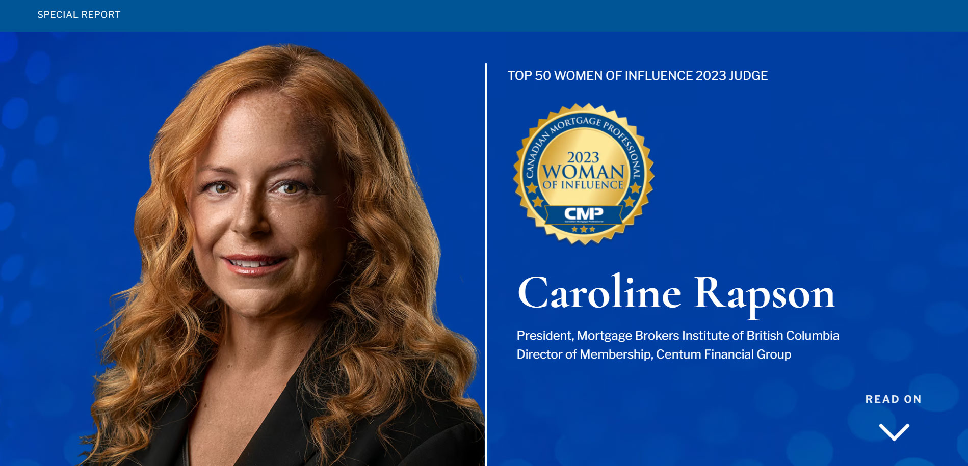 CMP Top 50 Women of Influence 2023 Caroline Rapson Judge CMP Top 50