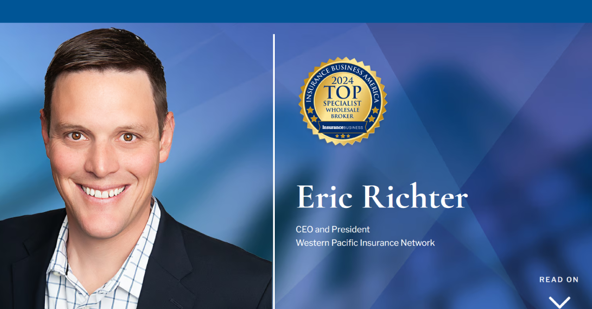 Iba Top Specialist Broker Awards Property IBA Top Specialist Wholesale Brokers 2024 - Eric Richter IBA Top