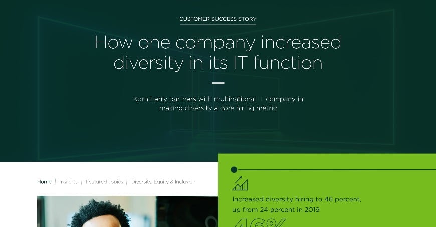 Korn Ferry Partners with HPE in Making Diversity a Core Hiring Metric ...