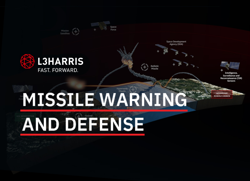 Missile Warning and Defense 3D OV1 L3Harris, Space and Airborne
