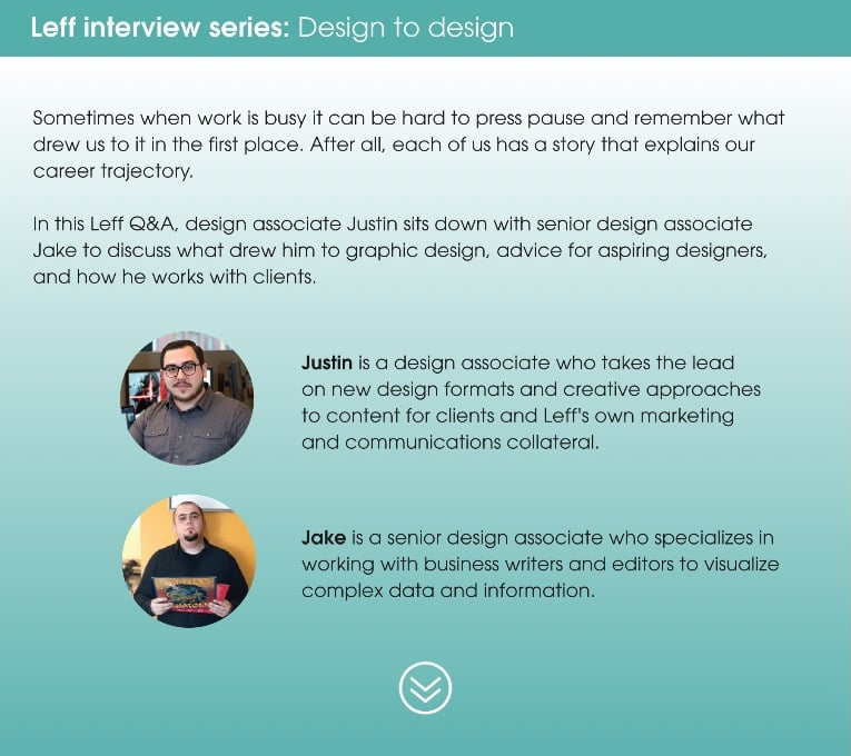 Q&A: Designer to Designer 1 Q&A: Designer to Designer