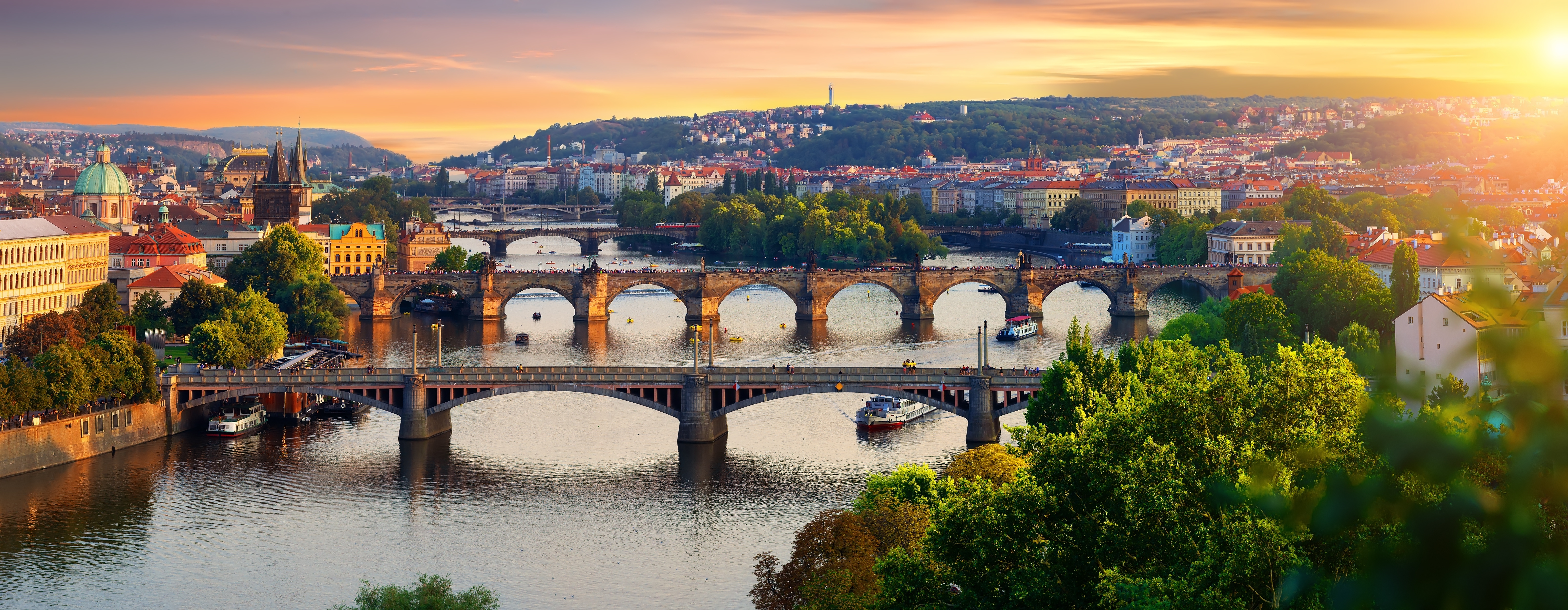 Image of Vltava River in Prague