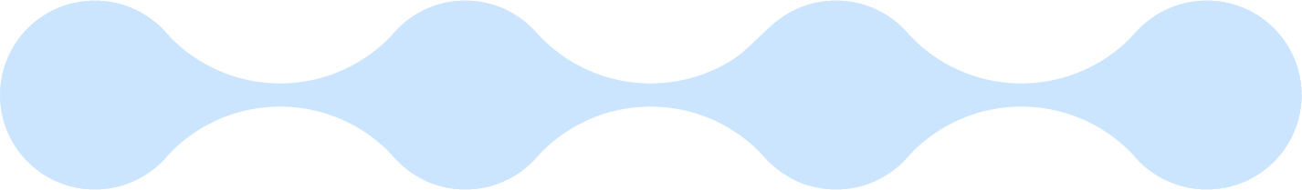 Light blue connected dots shape