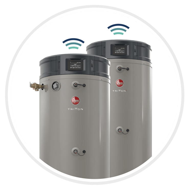 Triton The Most Intelligent High Efficiency Commercial Gas Water Heater On The Market Rheem Rheem Manufacturing Company
