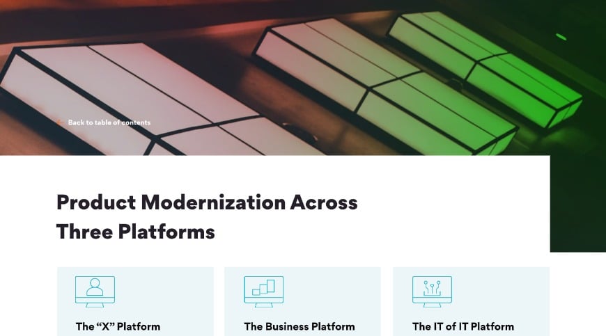 Looking at Product Modernization
