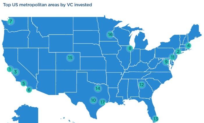 VC Money Map - US VC Invested
