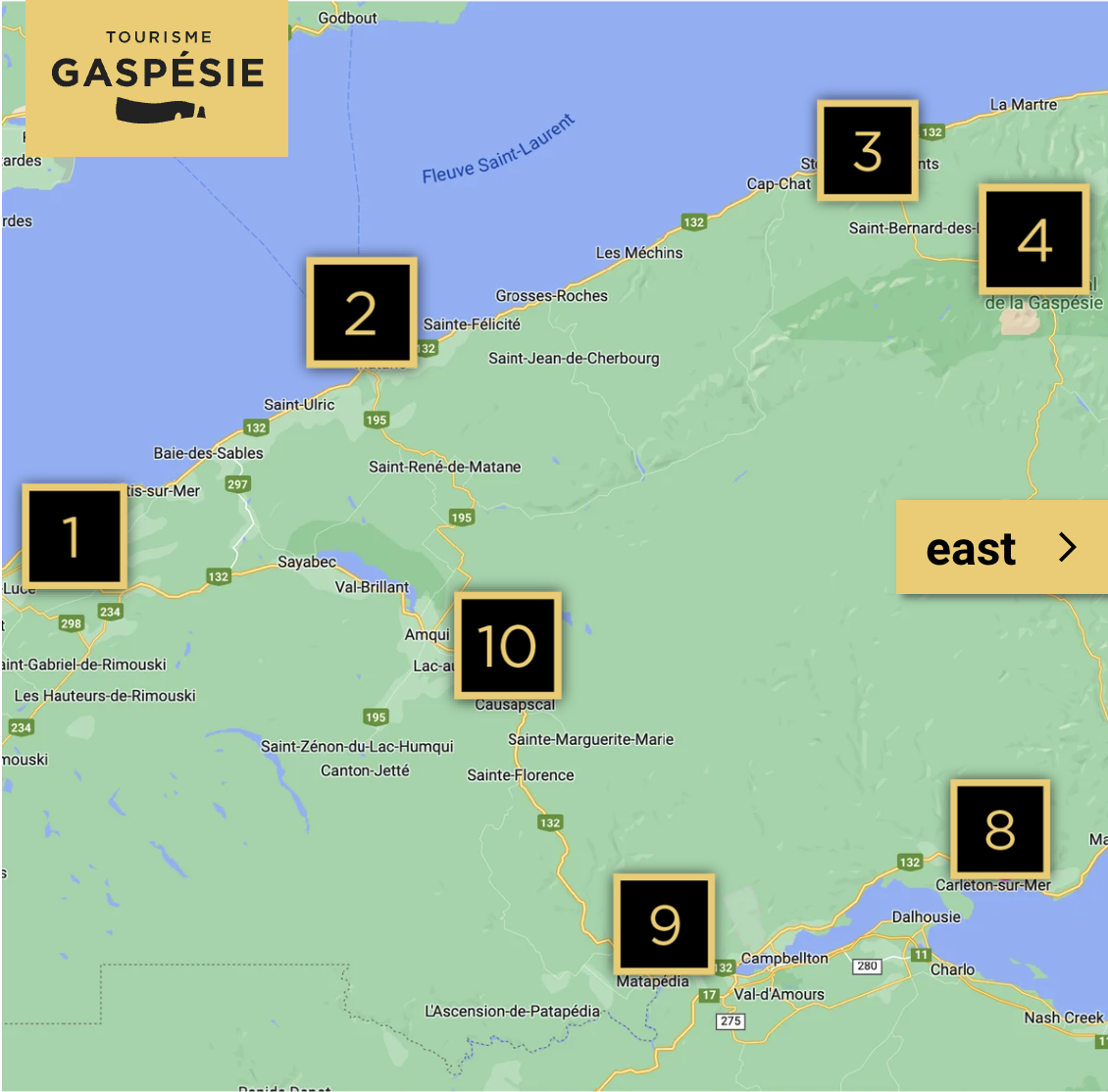 Tourisme Gaspesie Interactive