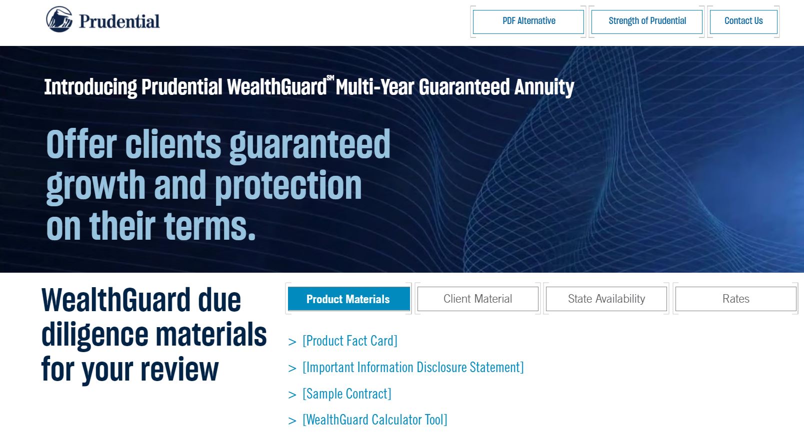 Myga due diligence prudential myga wealthguard multi year annuity