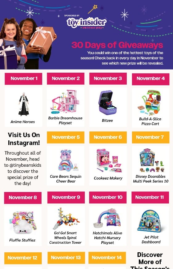 30 Day Giveaway Registration Form 2023