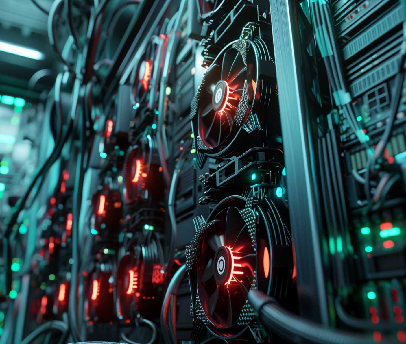 Data server cooling system